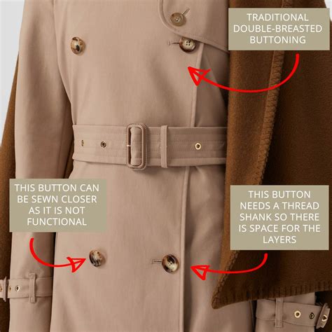 burberry trench buttons